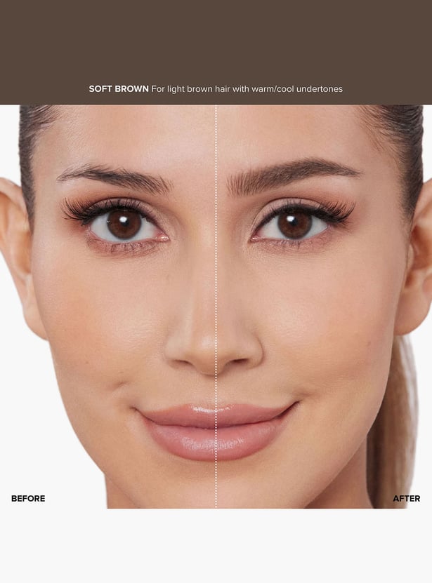 ANASTASIA BEVERLY HILLS Frozen & Fuller Looking Brow Trio Kit - Dark Brown - 0.1ml + 0.04ml + 4.5 ml