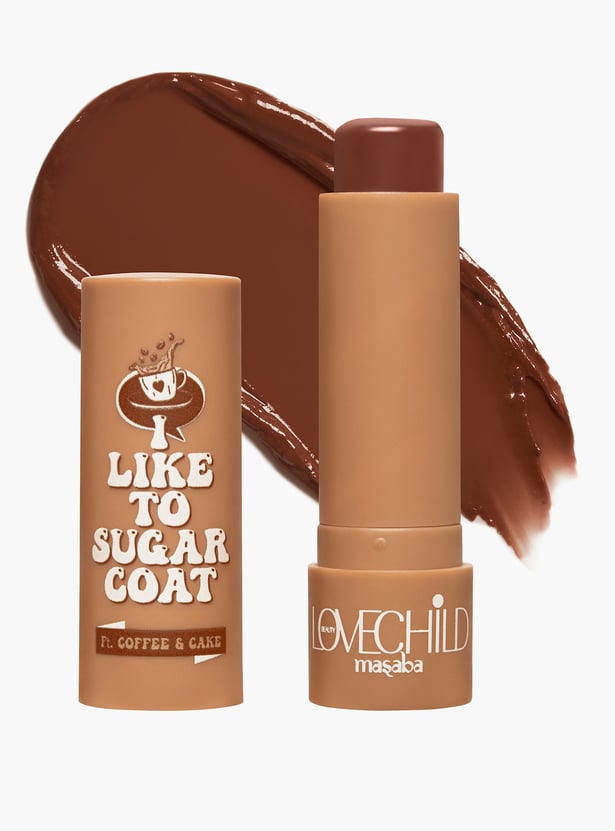 LOVECHILD MASABA I like to Sugar Coat Lip Balm - Coffee And Cake (Brown) - 4.5g