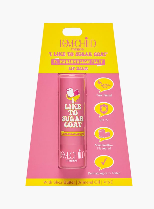 LOVECHILD MASABA I like to Sugar Coat Lip Balm - Marshmallow Fluff (Pink) - 4.5g
