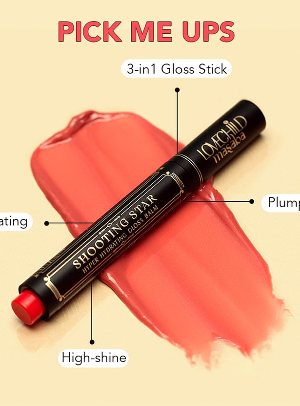 LOVECHILD MASABA Shooting Star Hyper Hydrating Gloss Balm - Cosmic Crush - 1.8g