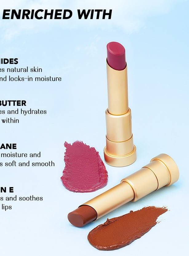 LOVECHILD MASABA Cloud Crush Lush Creme Lipstick - Dusky Hot (Plum) - 3.5g