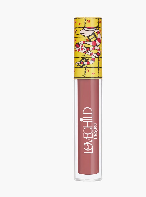 LOVECHILD MASABA Game On! Mad Matte Liquid Lipstick - 02 Ups And Downs (Plum Nude) - 5ml