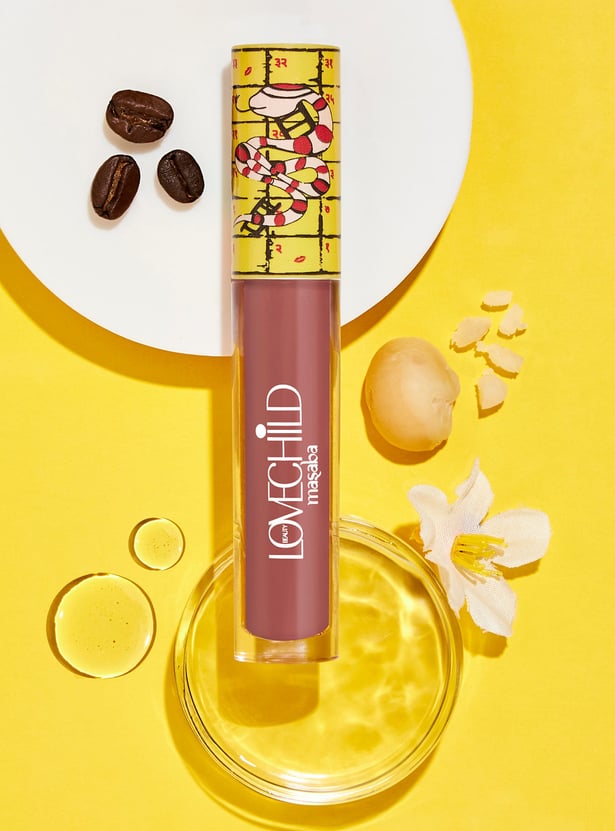 LOVECHILD MASABA Game On! Mad Matte Liquid Lipstick - 02 Ups And Downs (Plum Nude) - 5ml