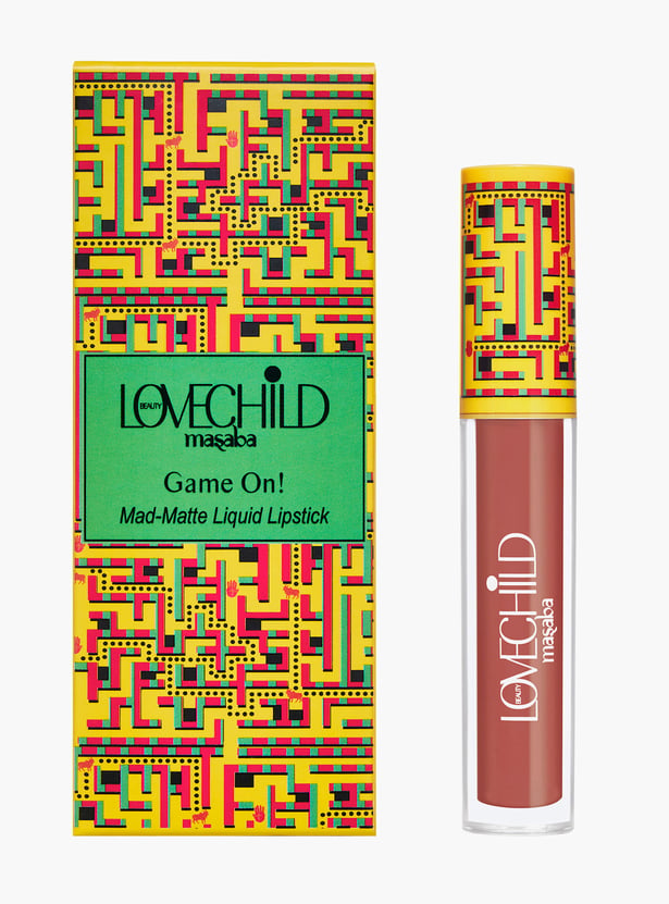 LOVECHILD MASABA Game On! Mad Matte Liquid Lipstick - 11 Clear The Lane (Nude Pink) - 5ml