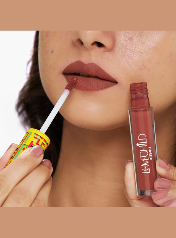 LOVECHILD MASABA Game On! Mad Matte Liquid Lipstick - 11 Clear The Lane (Nude Pink) - 5ml