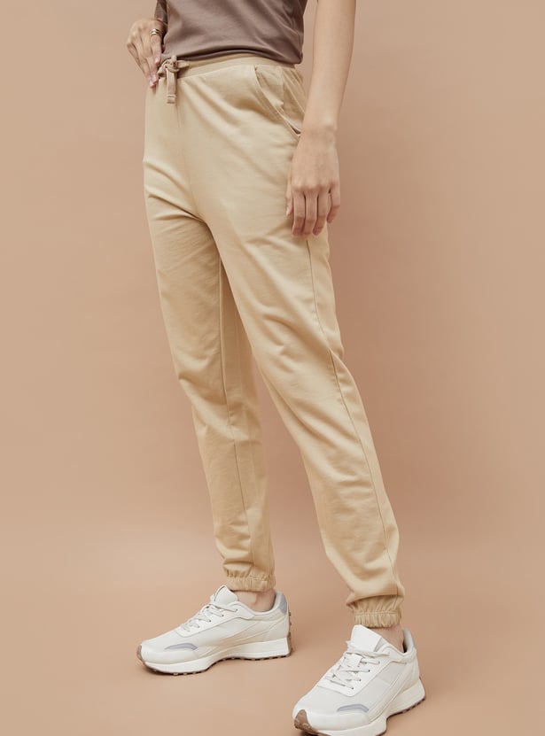 FAME FOREVER Solid Elasticated Joggers