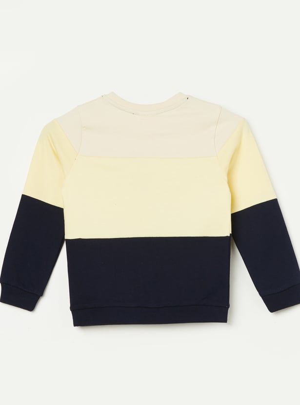 JUNIORS Boys Colourblocked Sweatshirt