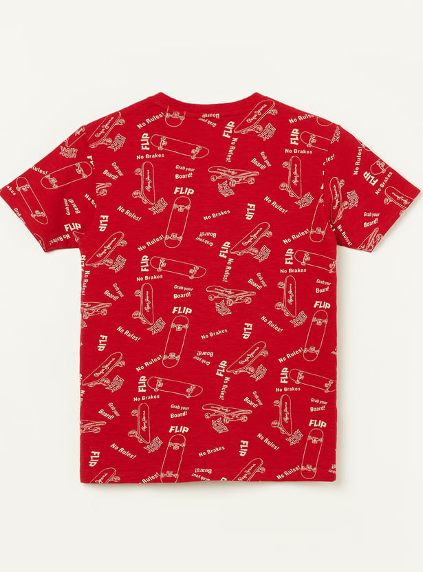 PEPE JEANS Boys Graphic Print T-shirt