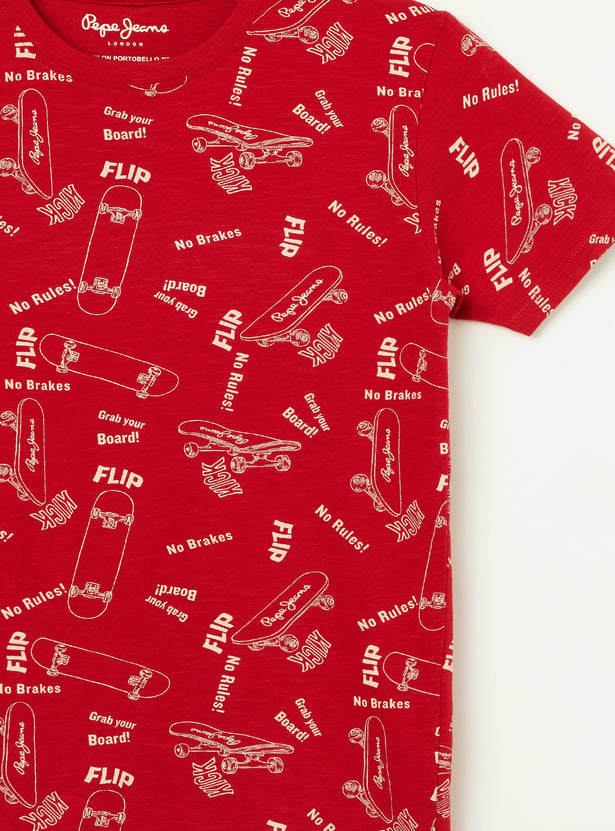 PEPE JEANS Boys Graphic Print T-shirt