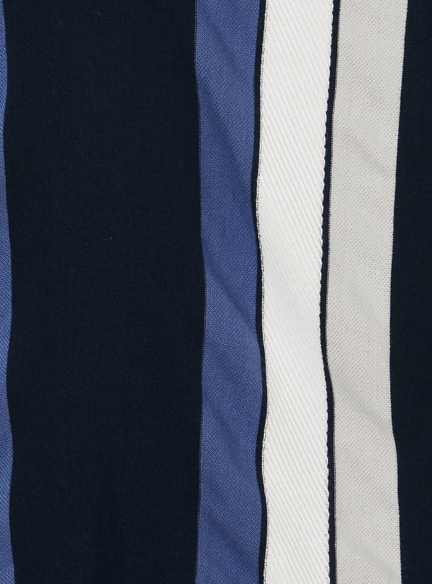 PEPE JEANS Boys Striped Polo T-shirt