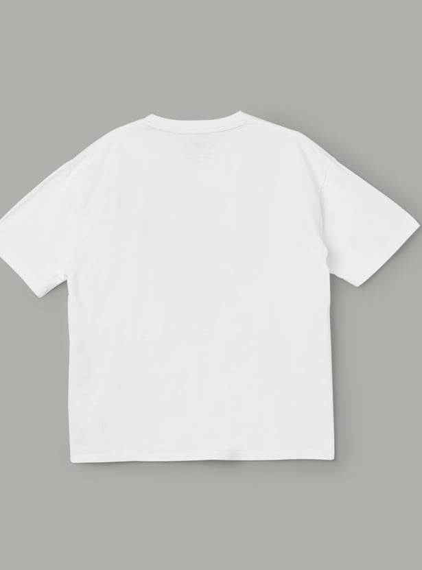 PEPE JEANS Boys Football Print T-shirt
