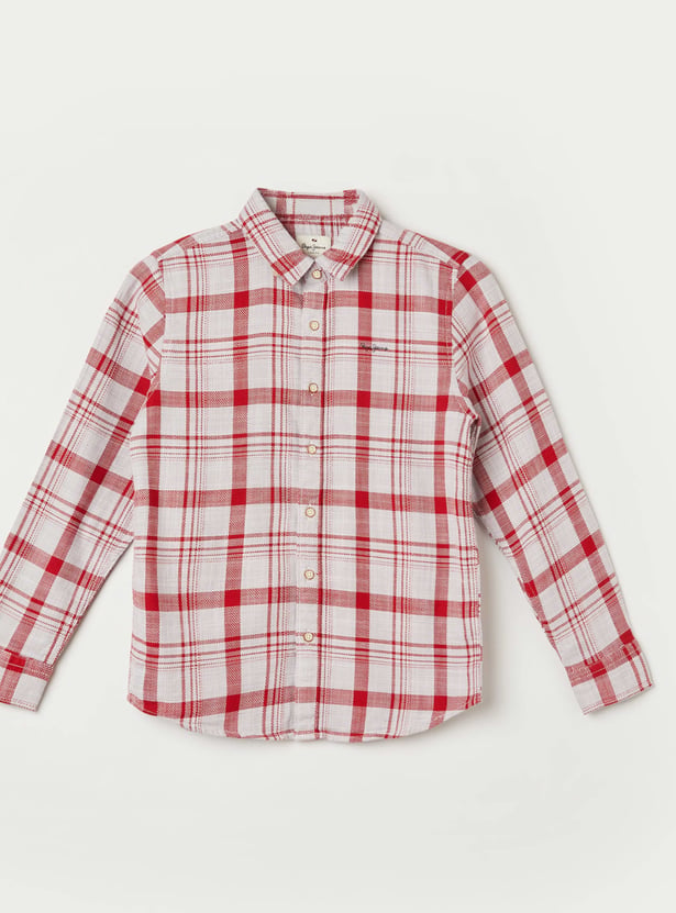 PEPE JEANS Boys Checked Shirt