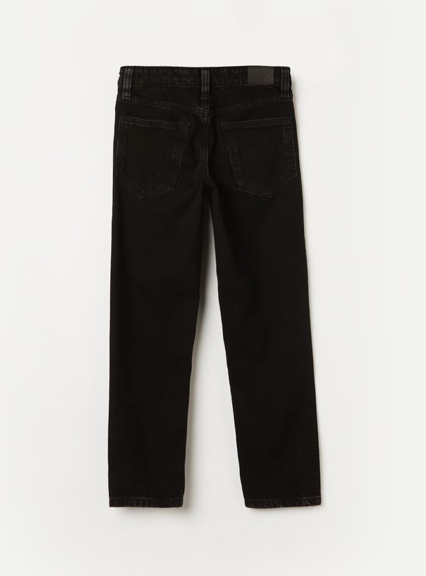 PEPE JEANS Boys Darkwashed Heanry Jeans (Baggy)