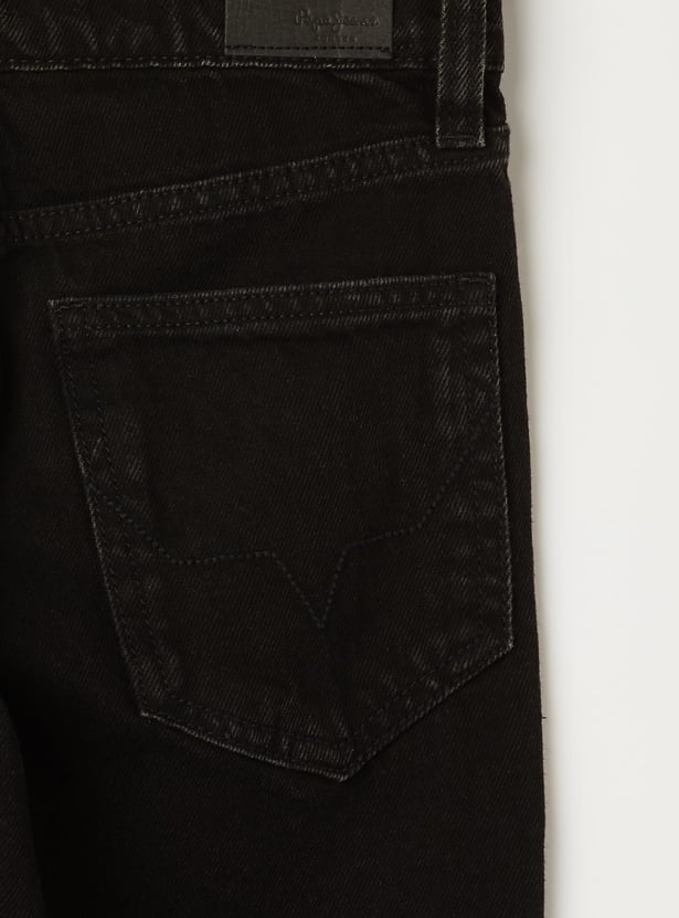 PEPE JEANS Boys Darkwashed Heanry Jeans (Baggy)