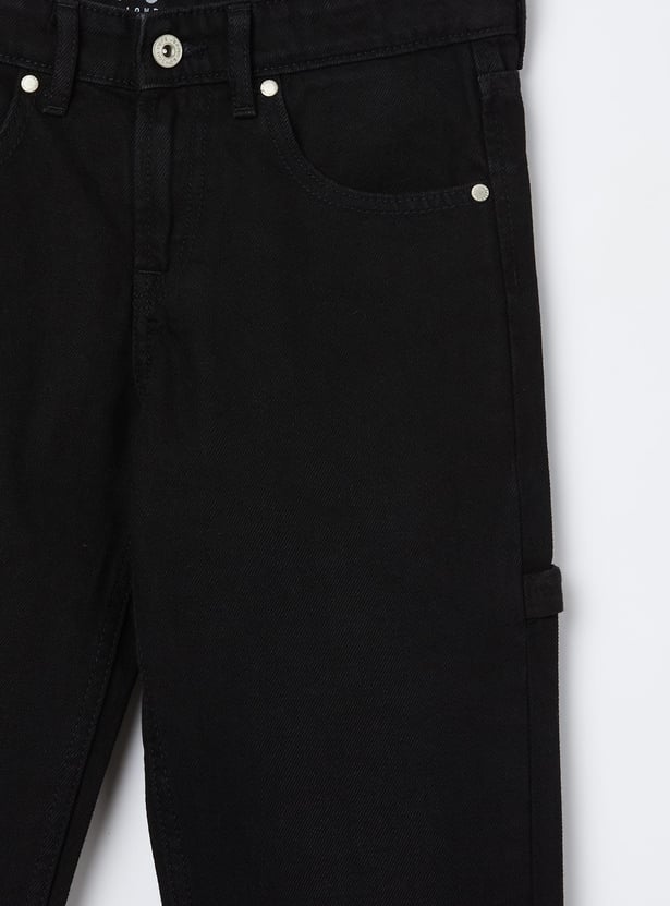 PEPE JEANS Boys Solid Regular Fit Jeans