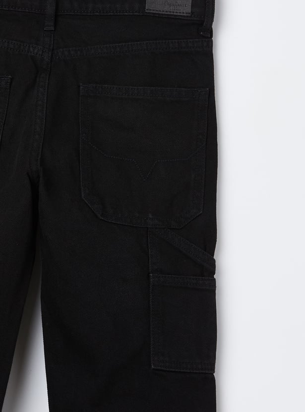 PEPE JEANS Boys Solid Regular Fit Jeans