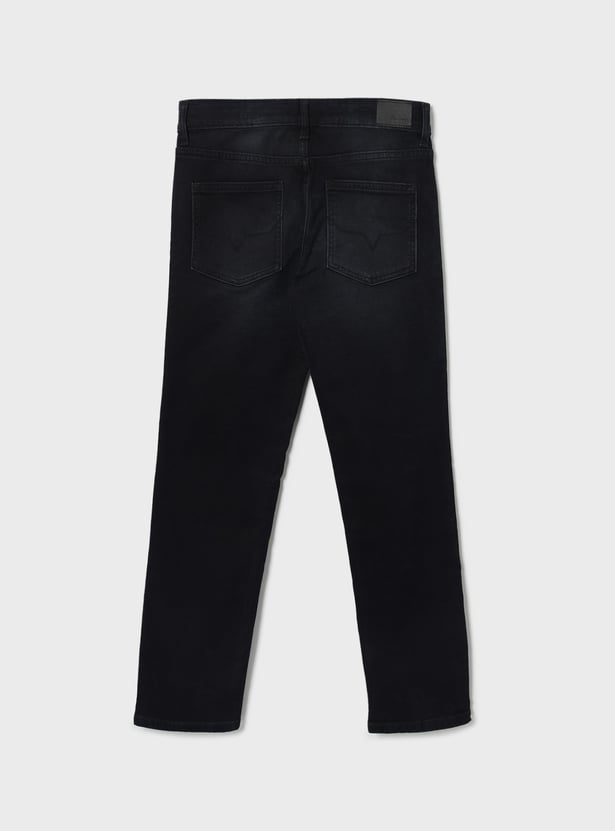 PEPE JEANS Boys Darkwashed Rogear Jeans (Regular)