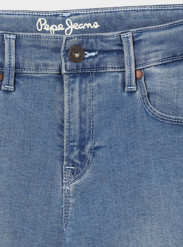 PEPE JEANS Boys Washed Regular Fit Jeans