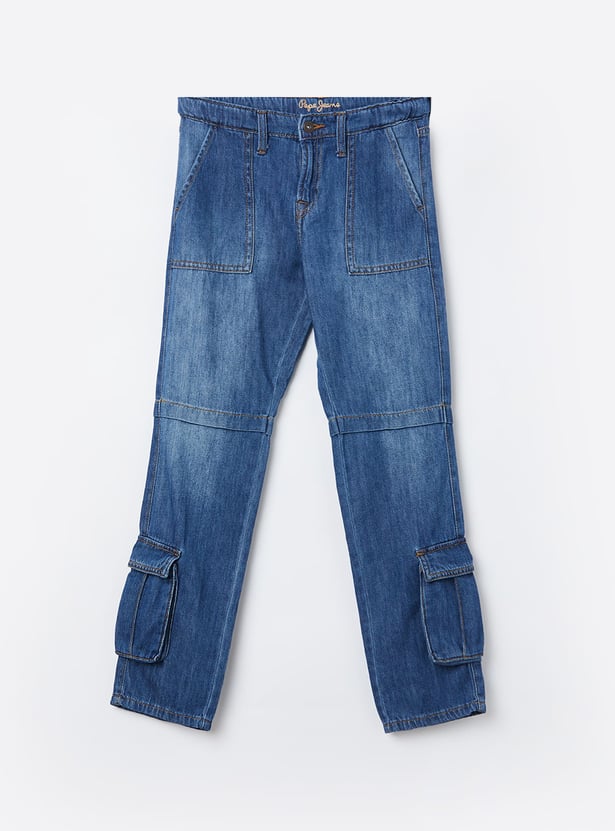 PEPE JEANS Stonewashed Arlon Skater Jeans (Regular)