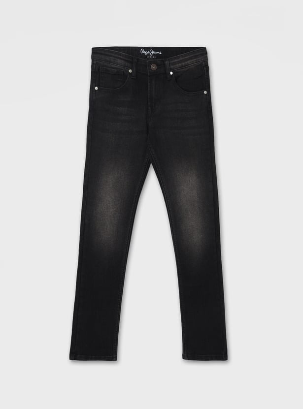 PEPE JEANS Boys Washed Slim Fit Jeans