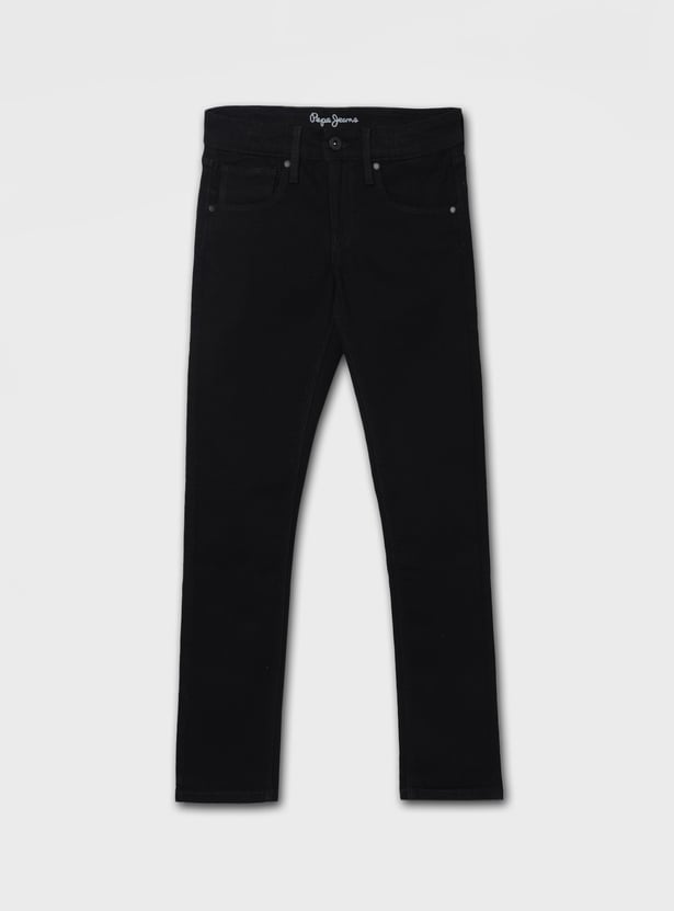 PEPE JEANS Boys Solid Slim Fit Jeans