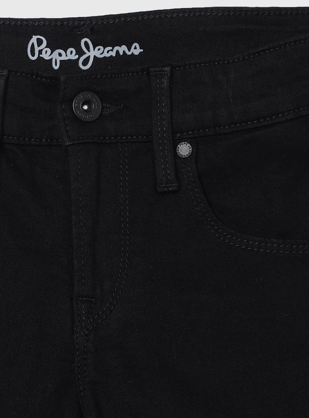 PEPE JEANS Boys Solid Slim Fit Jeans
