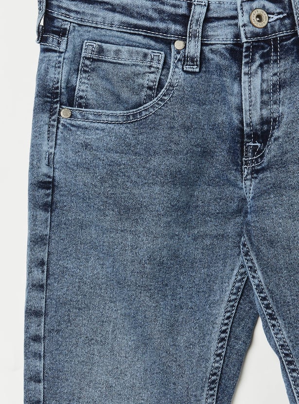 PEPE JEANS Boys Washed Slim Fit Jeans