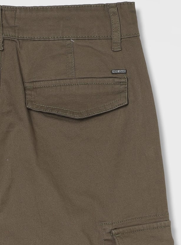 PEPE JEANS Boys Solid Cargos