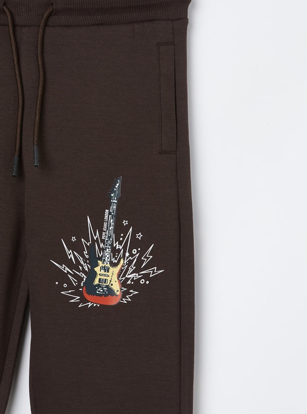 PEPE JEANS Boys Printed Joggers