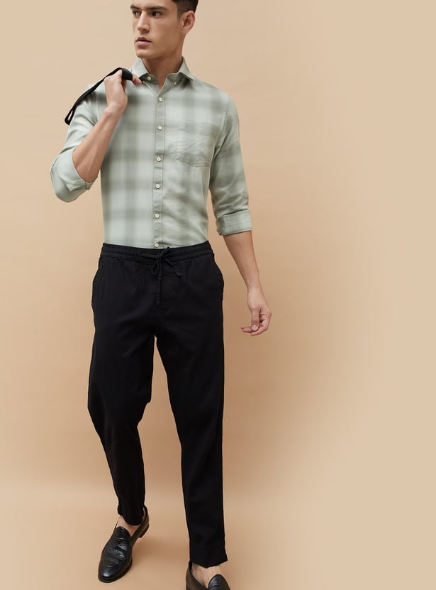 CODE Checked Regular Fit Shirt