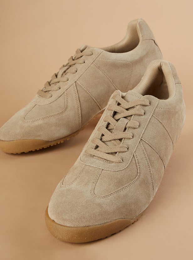FORCA Suede Sneakers with Tonal Overlays