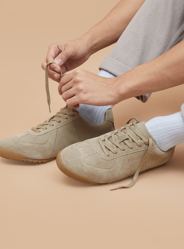 FORCA Suede Sneakers with Tonal Overlays