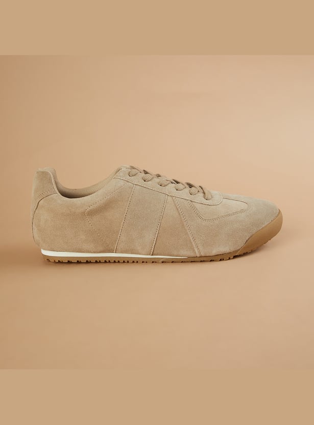 FORCA Suede Sneakers with Tonal Overlays