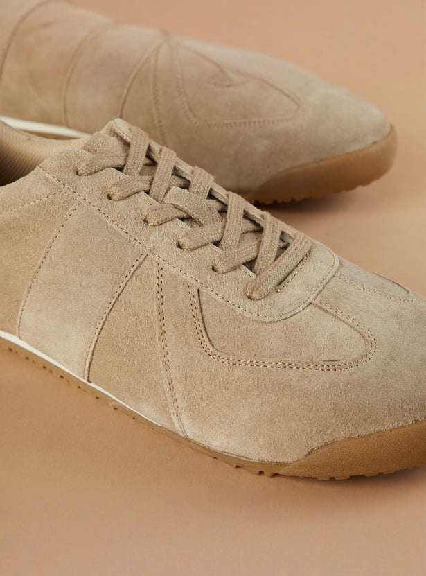 FORCA Suede Sneakers with Tonal Overlays
