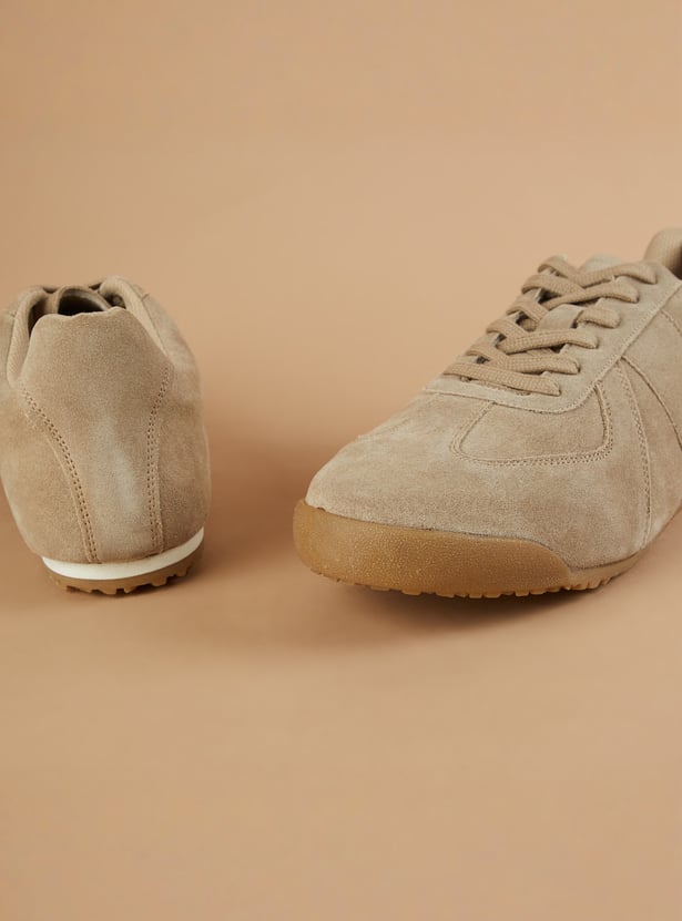 FORCA Suede Sneakers with Tonal Overlays