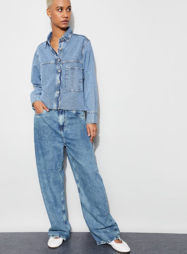 GINGER Solid Overshirt