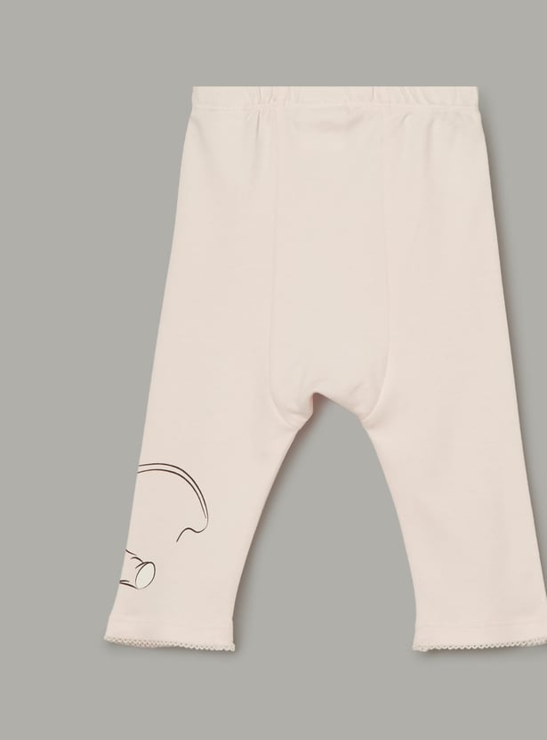 JUNIOR BABY Girls Dumbo Print Pyjamas - Pack of 2