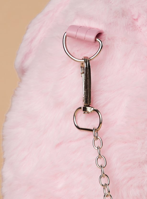 GINGER Girls Fuzzy Kitty Backpack