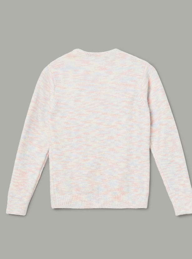 FAME FOREVER Girls Embroidered Sweater