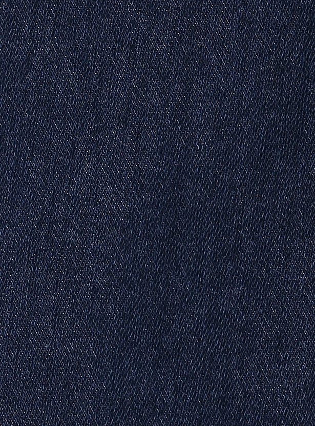 UNITED COLORS OF BENETTON Girls Darkwashed Bootcut Fit Jeans