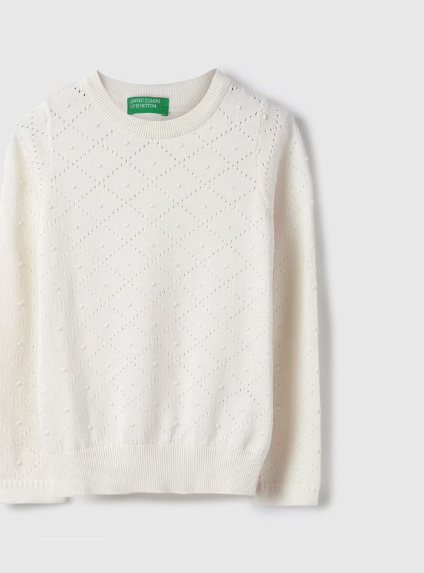 UNITED COLORS OF BENETTON Girls Knit Sweater