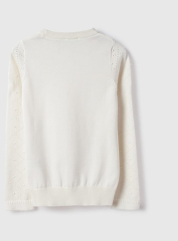 UNITED COLORS OF BENETTON Girls Knit Sweater
