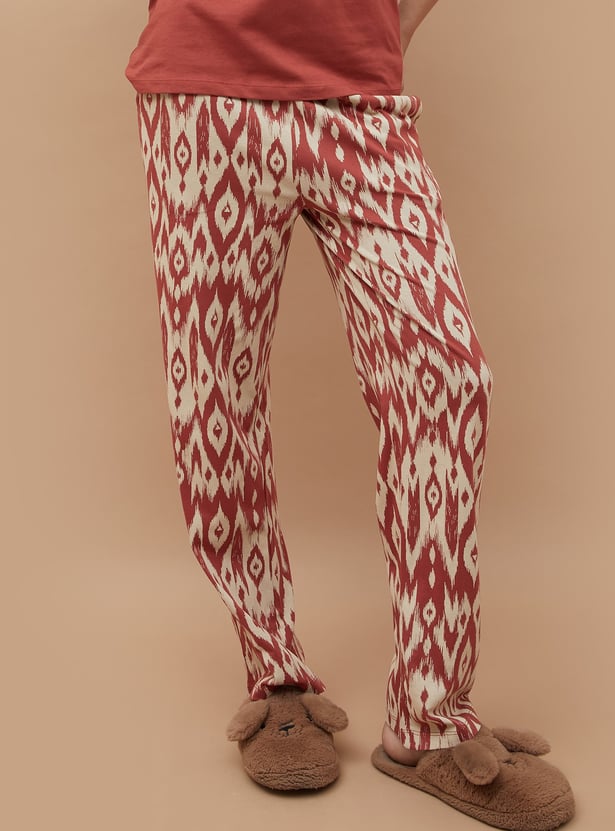 GINGER Ikat Print Night Suit