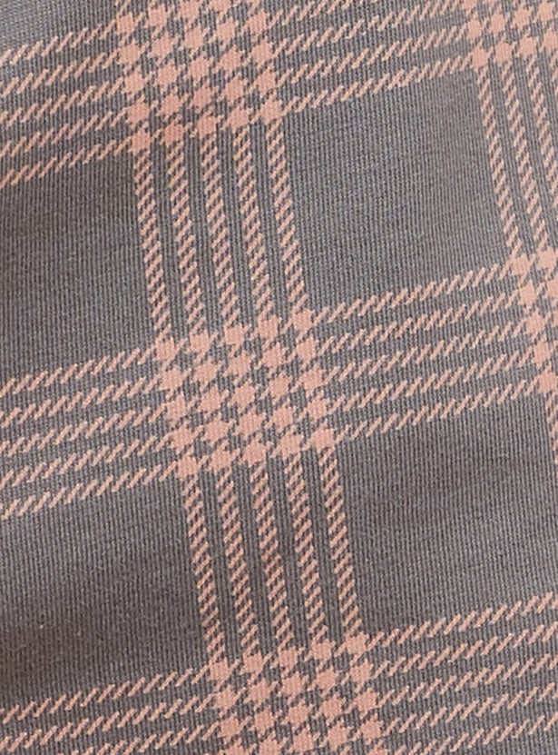 GINGER Checked Elasticated Shorts