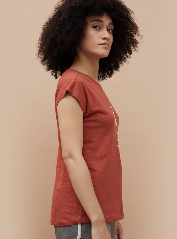 GINGER Embossed Lounge T-shirt