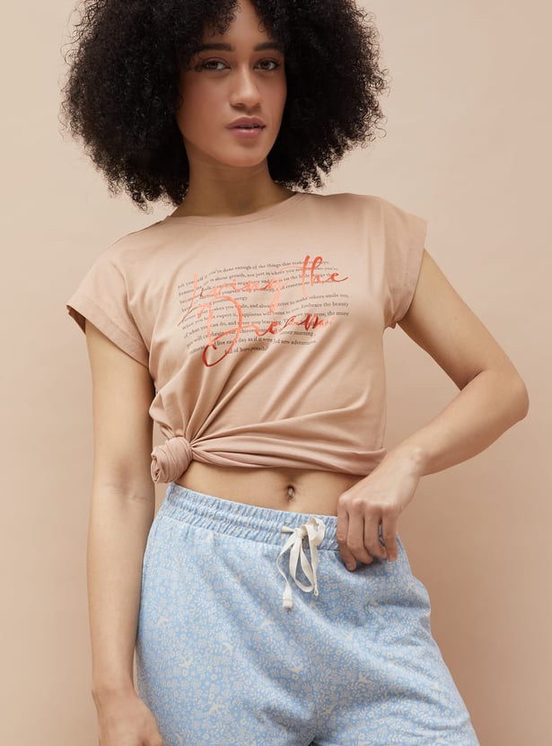 GINGER Graphic Print Lounge T-shirt