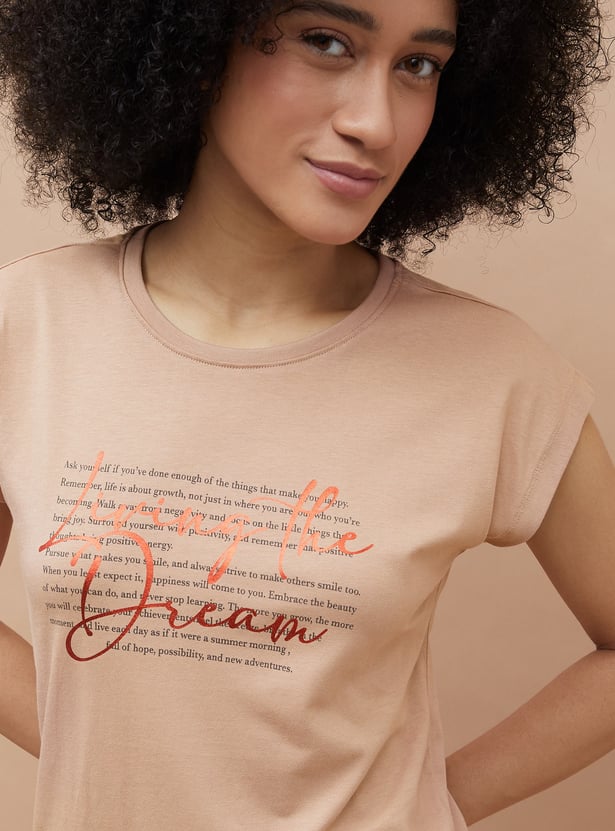 GINGER Graphic Print Lounge T-shirt