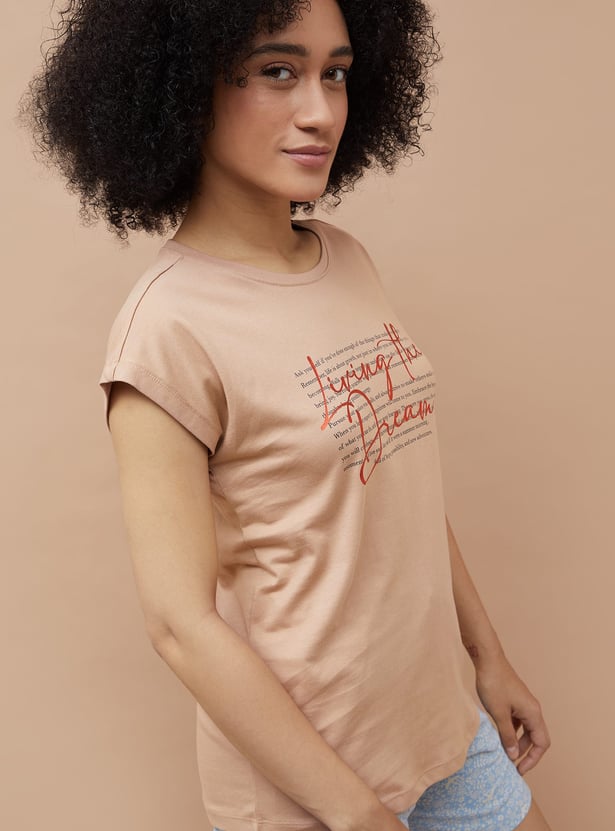 GINGER Graphic Print Lounge T-shirt