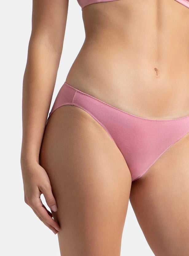 JOCKEY Solid Bikini Panties - Pack of 2