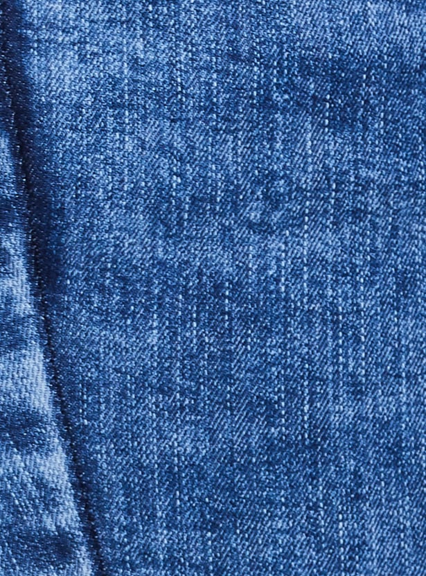 KRAUS Acidwashed Flared Fit Jeans